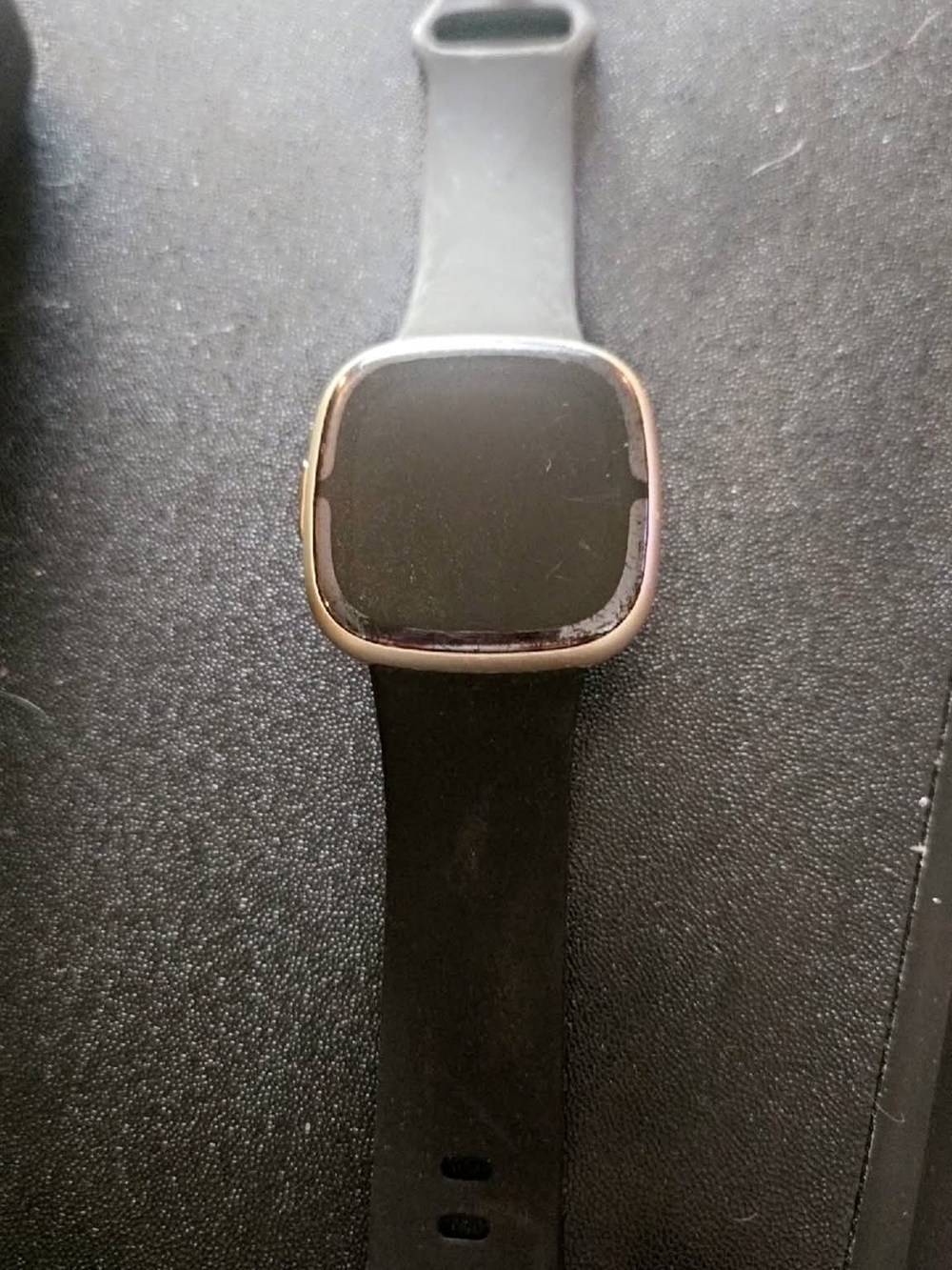 Fitbit Black Smartwatch with Black Band
